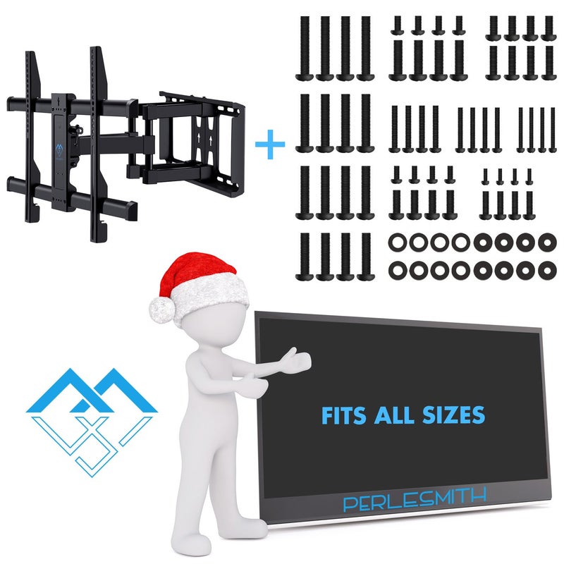 PERLESMITH Universal Mounting Hardware Kit Fits Most TVs, Includes M4, M5, M6 and M8 Screws, Washers and Spacers for Monitor, up to 80 inches, PSUHP - Image 4